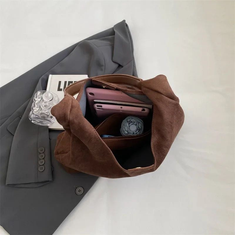 Isabelle | Suede Tote Bag