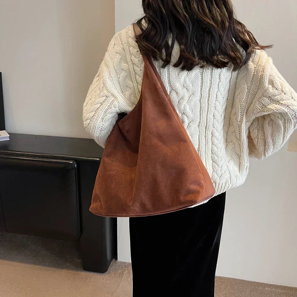 Isabelle | Suede Tote Bag