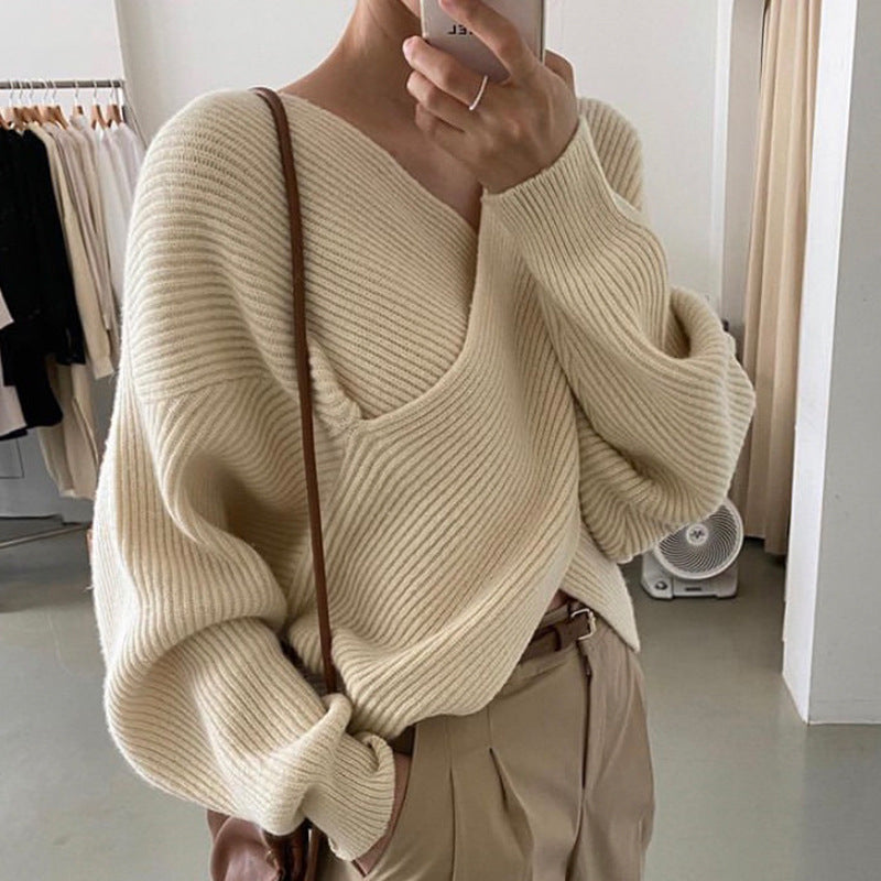 Celestine | Chic Cross-knit Jumper