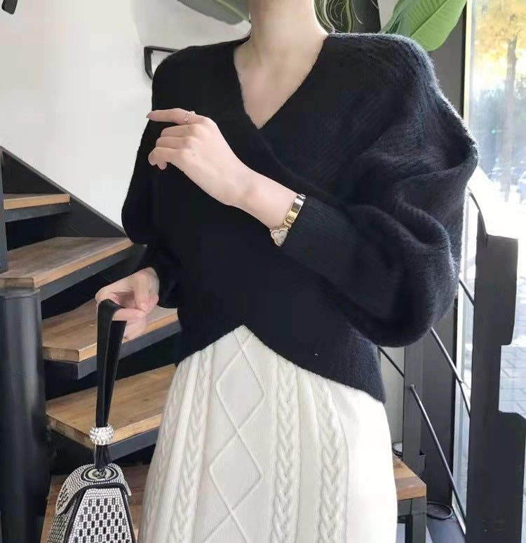 Celestine | Chic Cross-knit Jumper