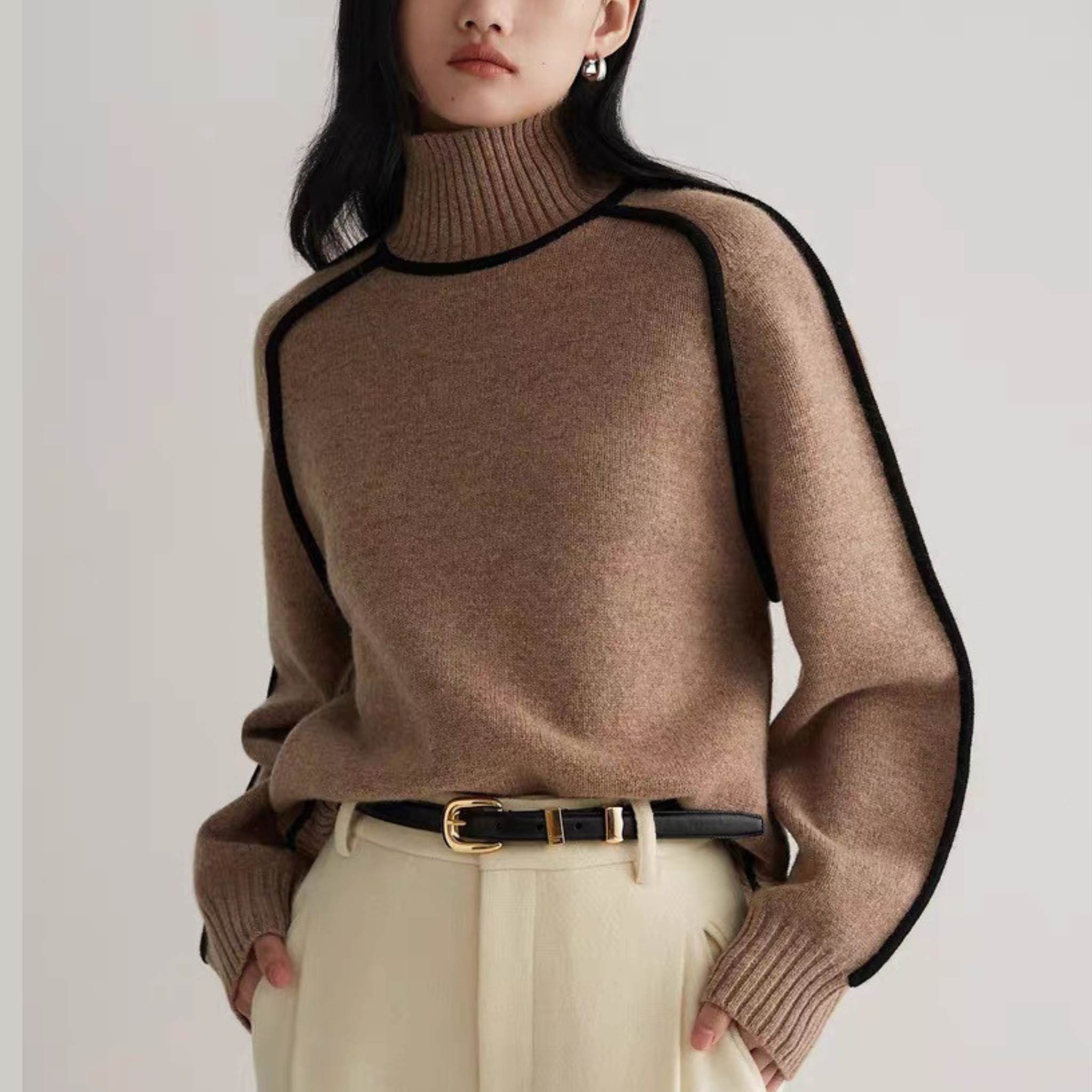 Celestine | Comfortable Roll Neck Jumper