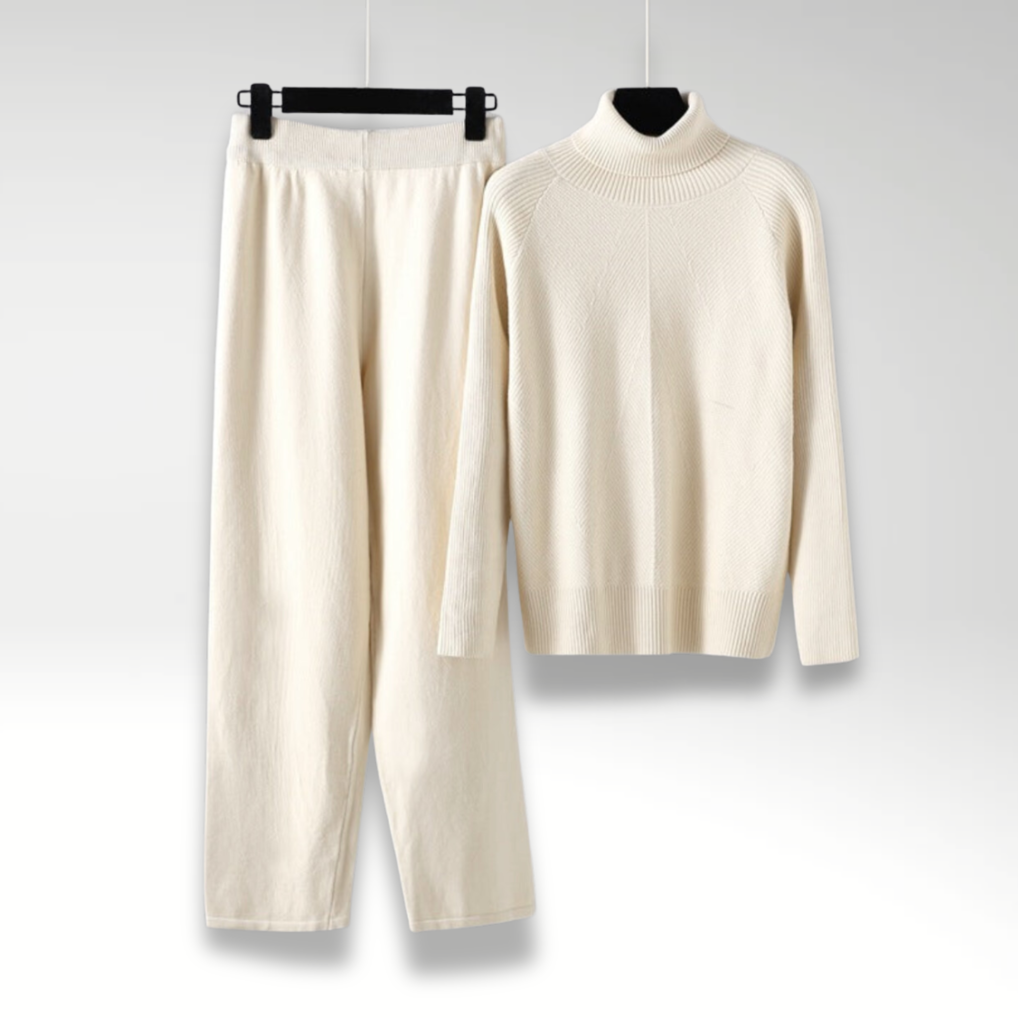 Celestine | Two-Piece Lounge Set in Cable Knit