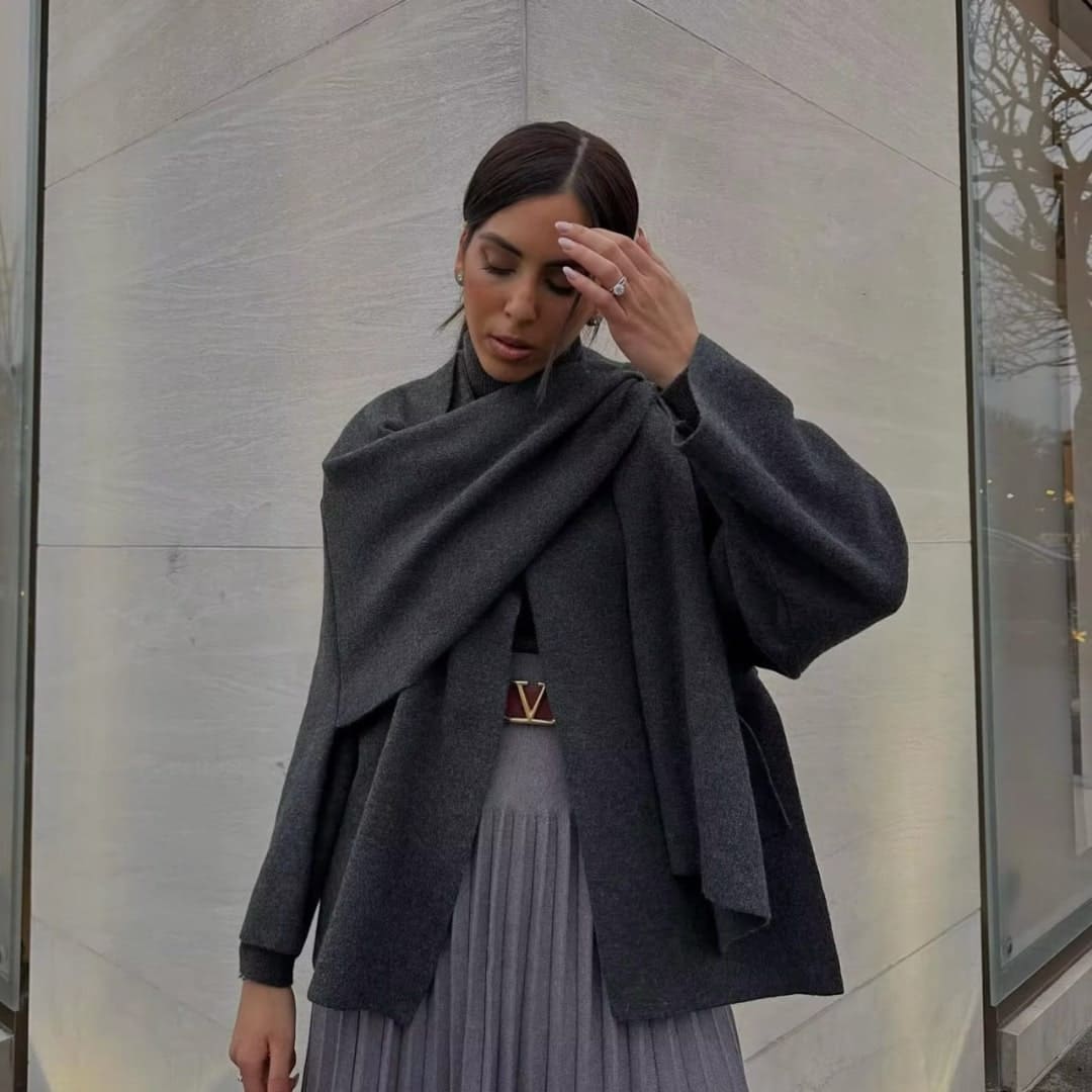 Camille | Scarf Coat
