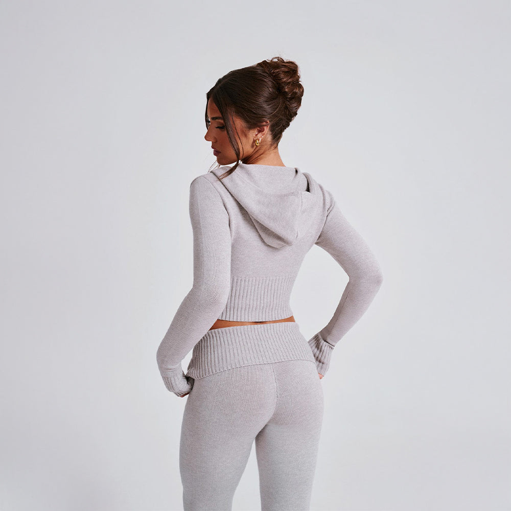 Lena | Knit Hoodie
