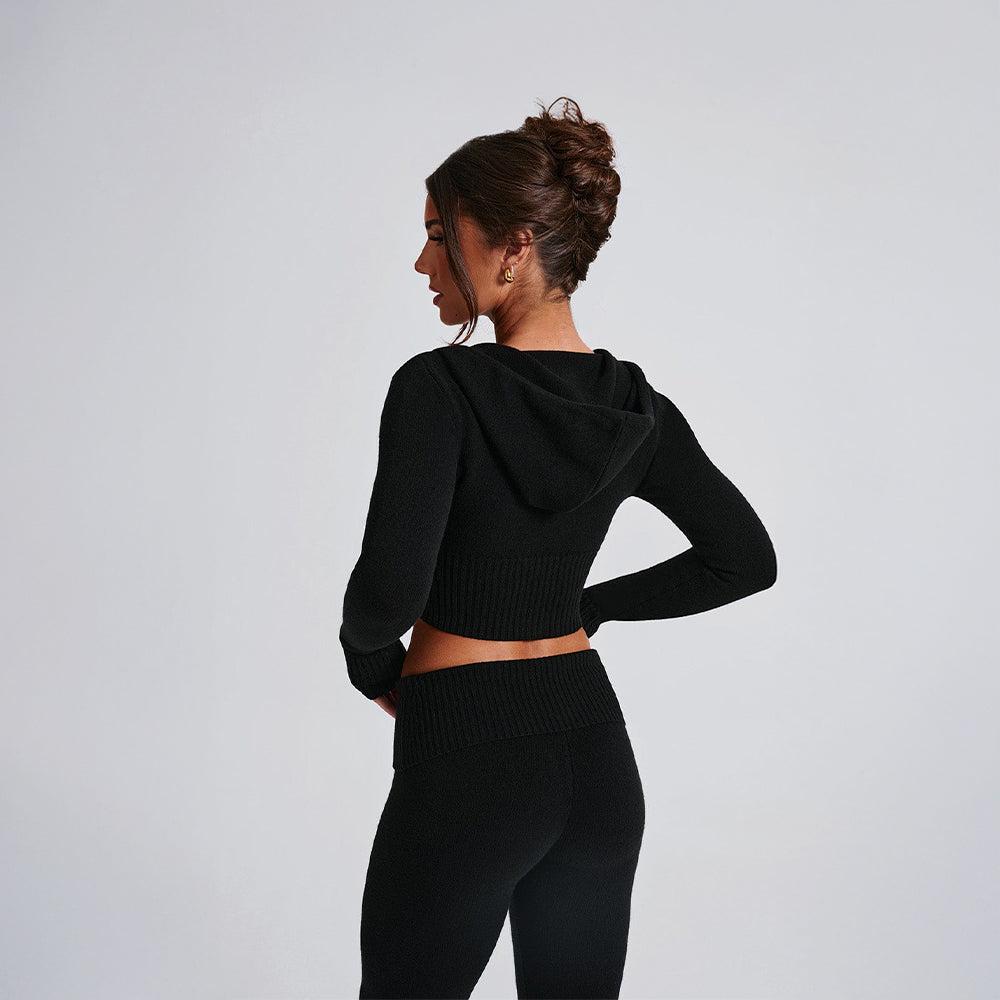 Lena | Knit Hoodie